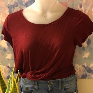 Knotted Red Top